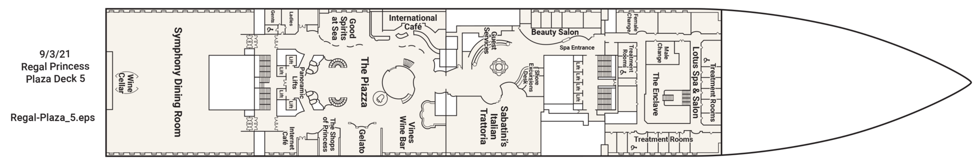 Deck 5 - Plaza plan